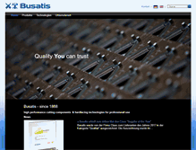 Tablet Screenshot of busatis.com